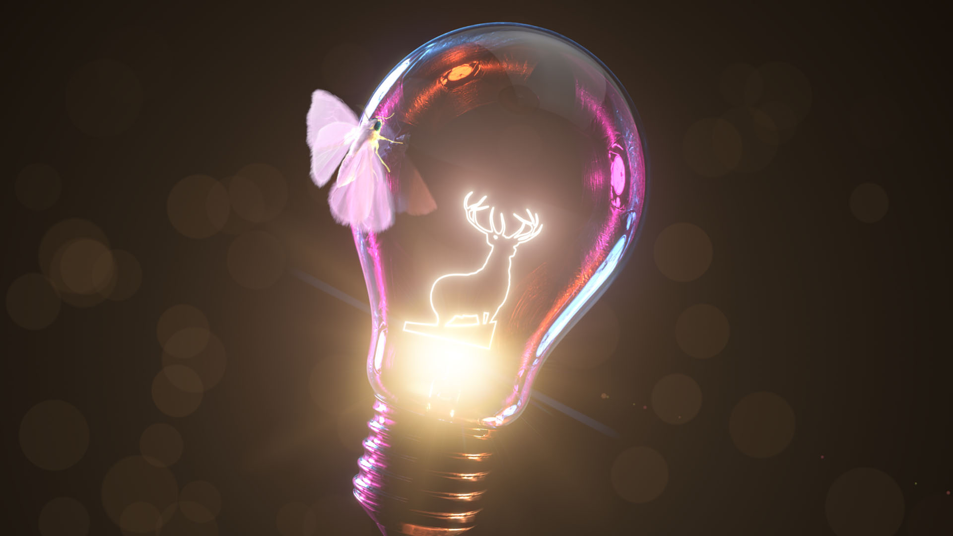 Colorful Explosion of a Lightbulb | Video by Little Fluffy Clouds a Bay Area Animation Studio