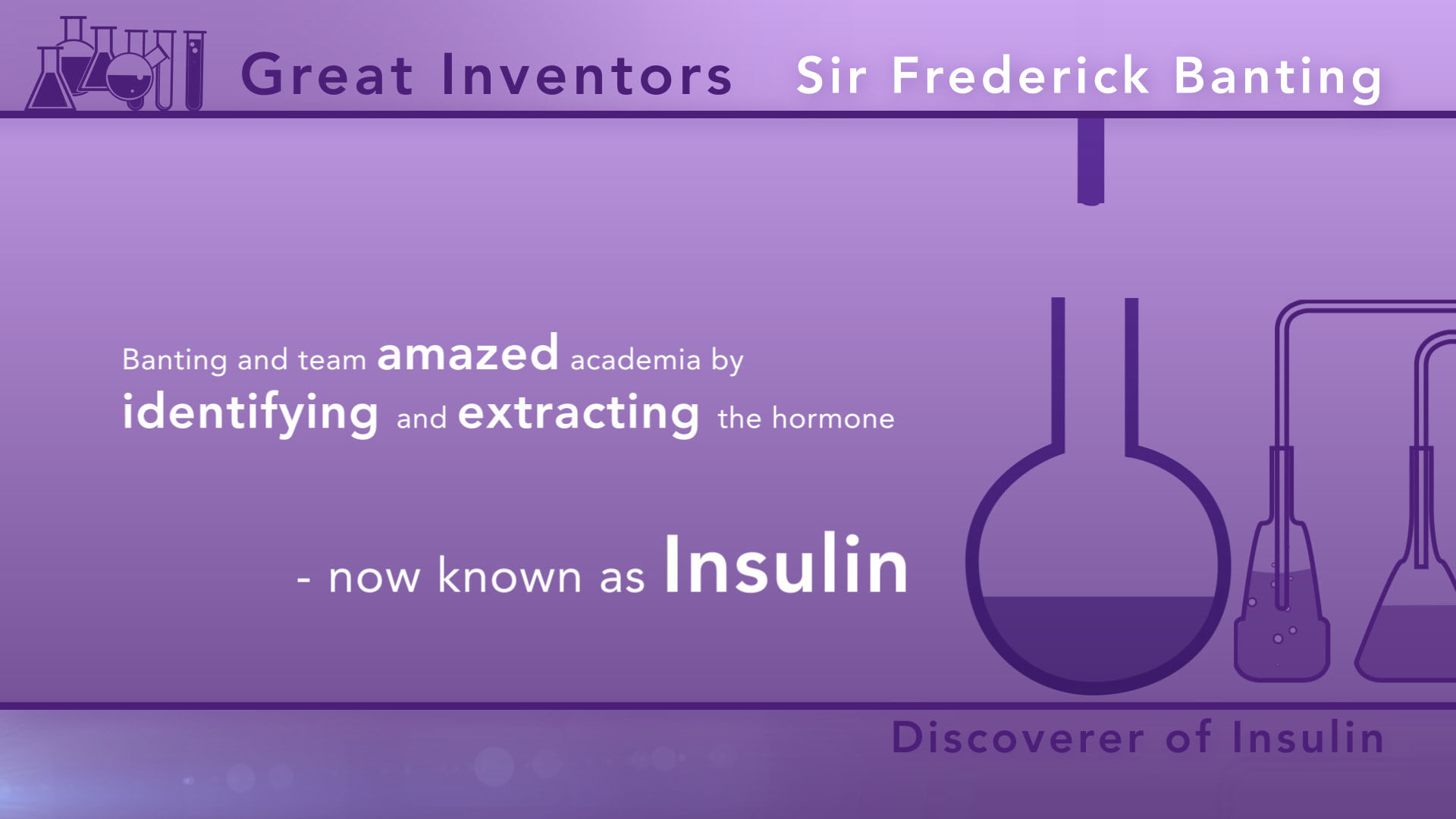 Great Inventors | Frederick Banting | Video by Little Fluffy Clouds a Bay Area Animation Studio